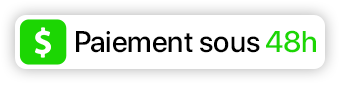 Paiement livraison 48H